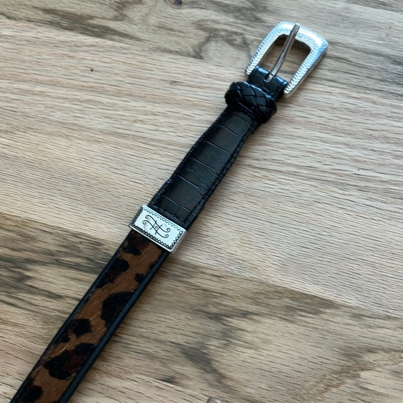 Brighton Women’s 30 Animal Print Belt Medium Cowgirl Western Horse Rodeo - Picture 2 of 10